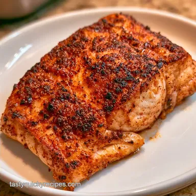 Blackened Red Snapper in 25 Minutes