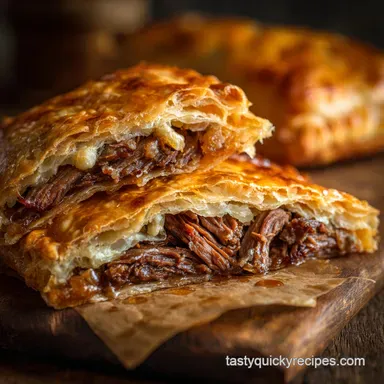 Brisket Leftover Recipes: Flaky Stilton Pasty Comfort Grub