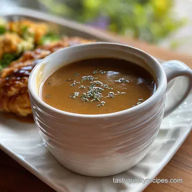 How to Make Brown Gravy in 10 Minutes