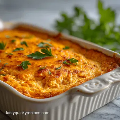 Buffalo Chicken Dip: Party-Ready Creamy Baked Recipe Card