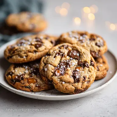 Best Ever Butterscotch Chocolate Chip Cookie with Sea Salt Recipe Card