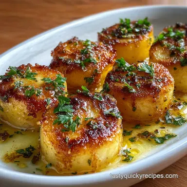 Beef Steak Side Dish: Crispy Potatoes in 50 Minutes Recipe Card