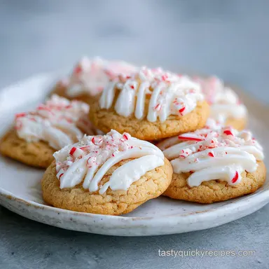 Candy Cane Frosted Cookies in 57 Minutes - Buttery Baked