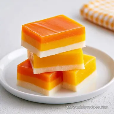 Candy Corn Fudge with Condensed Milk