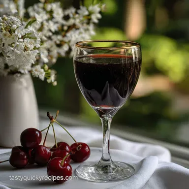 Cherry Cocktail: Made with Maple Syrup