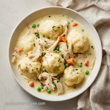 Chicken and Dumplings Recipe: 45 Min Recipe Card