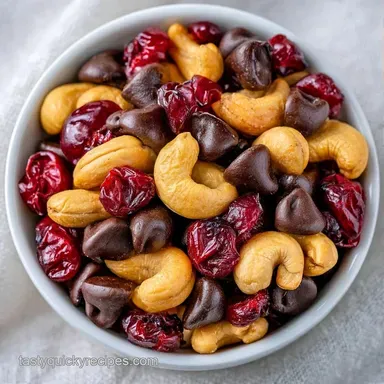 Chocolate Chip Trail Mix in 5 Minutes Recipe Card