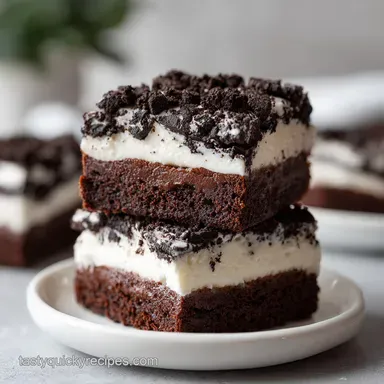 Oreo Cheesecake Brownie Trifle for 12 Recipe Card