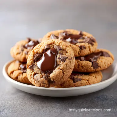 Christmas Chocolate Chip Cookies in 25 Min Recipe Card