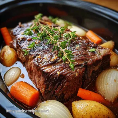 Chuck Roast Slow Cooker: Tender Roast Beef Recipe