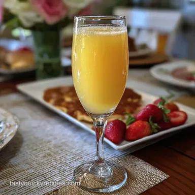 Mimosa Recipe: Master the Elegant 1:1 Brunch Classic Recipe Card