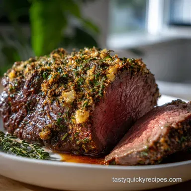 Beef Tenderloin: Perfect Garlic Herb Oven Roast Recipe