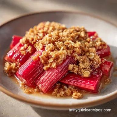 Classic Rhubarb Crunch Recipe for 6