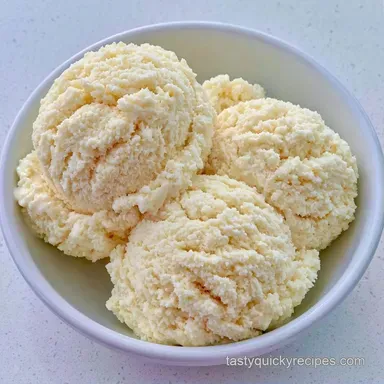 Easy Vanilla Ice Cream for 6 Recipe Card