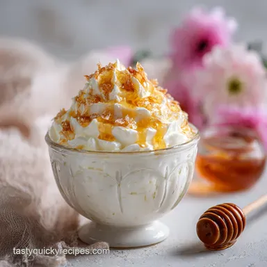 Cottage Cheese Mousse Recipe with Honey: No-Bake Recipe Card