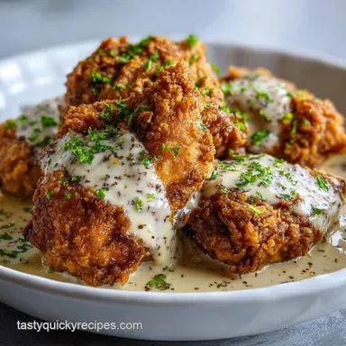Country Fried Chicken Ready in 30 Min: Crispy