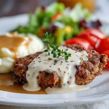 Country Fried Steak Recipe Oven-Baked in 30 Minutes