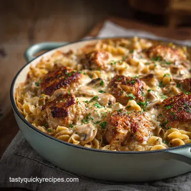 Chicken RiceaRoni Casserole: Ultimate Creamy Weeknight Bake Recipe Card
