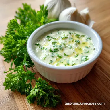 Creamy Garlic Sauce: Ready in 20 Minutes