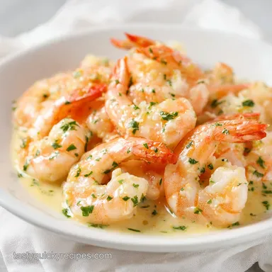 Creamy Garlic Shrimp in 15 Minutes Recipe Card