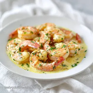 Creamy Garlic Shrimp in 15 Minutes