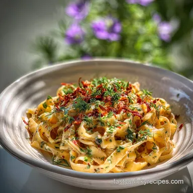 Creamy Herb Pasta Recipe in 20 Minutes Recipe Card