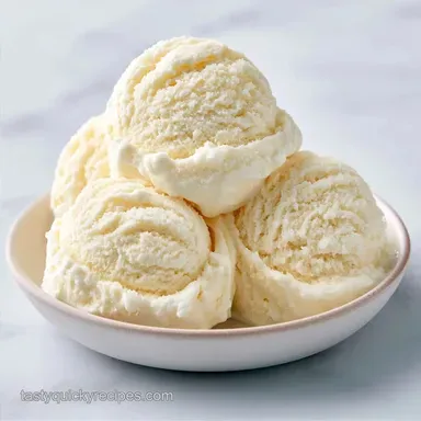 Vanilla Ice Cream Recipe (6 Servings)