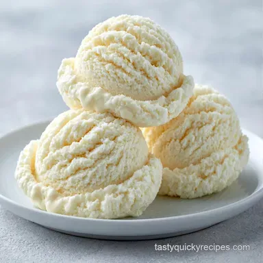 Vanilla Ice Cream in 10 Minutes Recipe Card