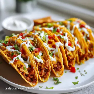 Baked Tacos with Barrier Method in 30 Min