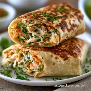 Chicken Rice Paper Wraps: Crispy Recipe Card