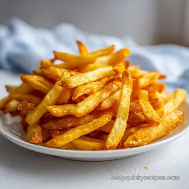 French Fries Recipe for 4 Servings: Fluffy Center