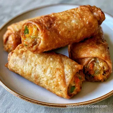Rice Paper Spring Rolls: Crispy Recipe Card