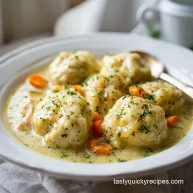 Chicken and Dumplings for 6 Servings