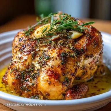 Crockpot Chicken Thigh Recipe with Garlic and Herbs: Slow-Cooked Flavor