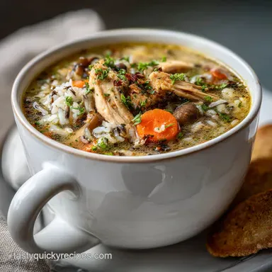 crockpot chicken wild rice soup: Creamy Slow-Cooked