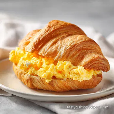 Croissant Breakfast Sandwich for 4