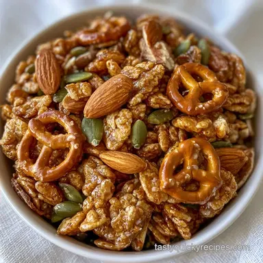 Crunchy Party Snack Mix: Party-Ready