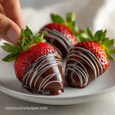 Best Easy Homemade Chocolate Covered Strawberry Recipe with Dark Chocolate in 20 Minutes
