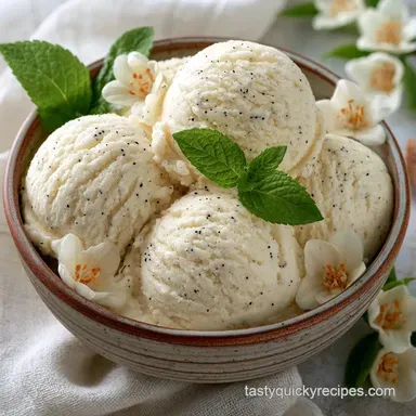 Easiest Vanilla Ice Cream Recipe No Churn Recipe Card