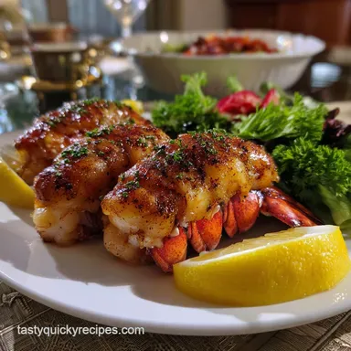 Easy Broiled Lobster Tails for Quick Seafood Dinner Success Recipe Card