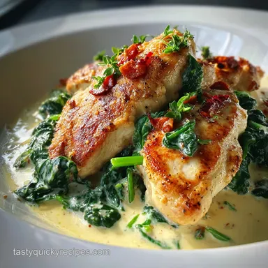 Chicken Florentine: Ready in 30 Minutes