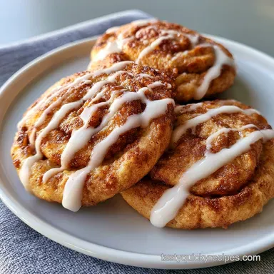 Easy Cinnamon Roll Cookies in 35 Minutes Recipe Card
