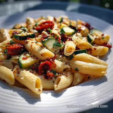 Mediterranean Pasta in 20 Minutes: Tangy & Velvety Sauce