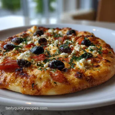 Mediterranean Pizza Recipe: 30-Minute Balsamic Glaze