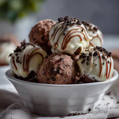 Oreo Balls Recipe: Easy No-Bake Truffles Recipe Card