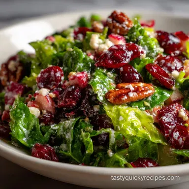 Christmas Salad: Festive Ruby Emerald Side Dish Recipe Recipe Card