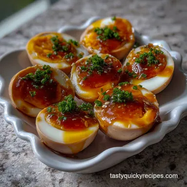 Shoyu Eggs Recipe: Jammy Yolk Perfection Recipe Card