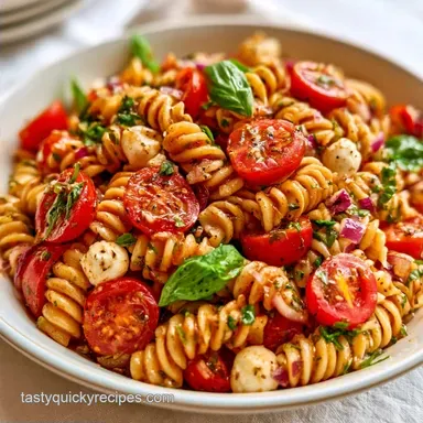 Easy Tomato Pasta Salad in 20 Minutes