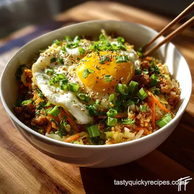 Egg Roll Bowl in 20 Minutes - Healthy Recipe
