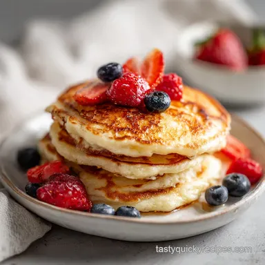 Healthy Pancakes: Fluffy Protein Pancakes in 25 Minutes